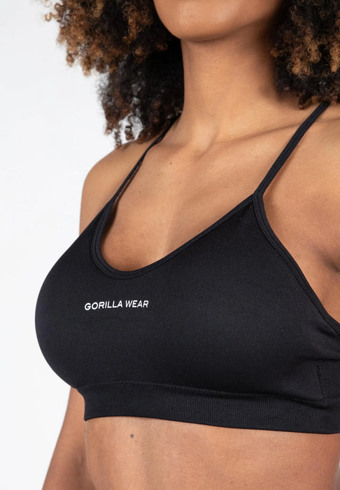 Gorilla Wear Quincy Seamless Sports Bra/Sport-BH, black