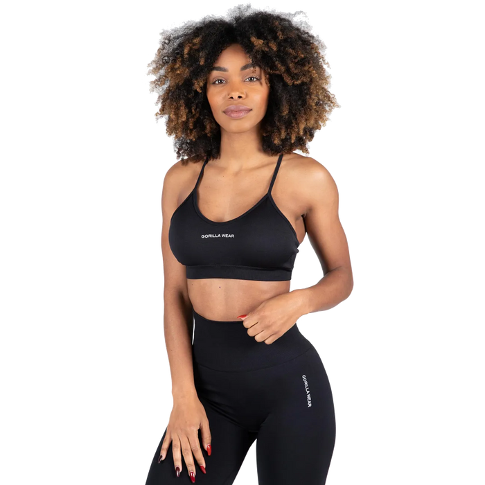 Gorilla Wear Quincy Seamless Sports Bra/Sport-BH, black