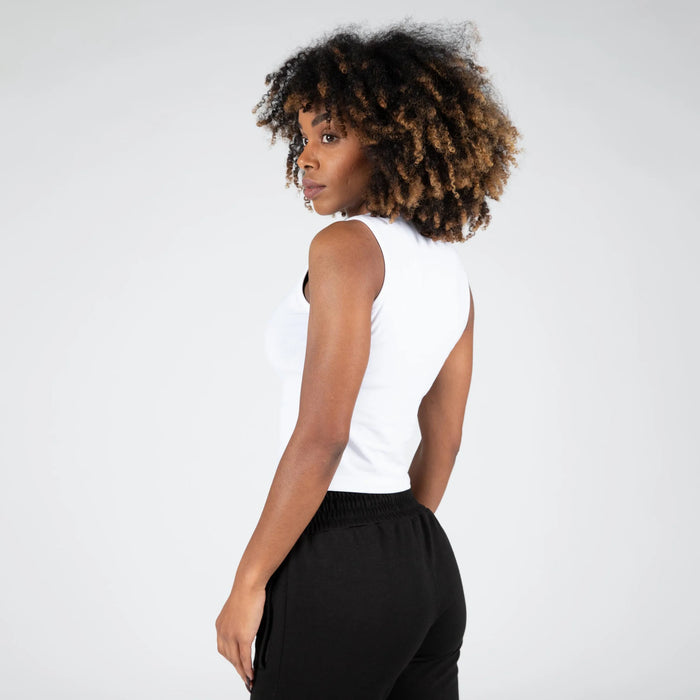 Gorilla Wear Livonia Crop Top/träningstopp, white