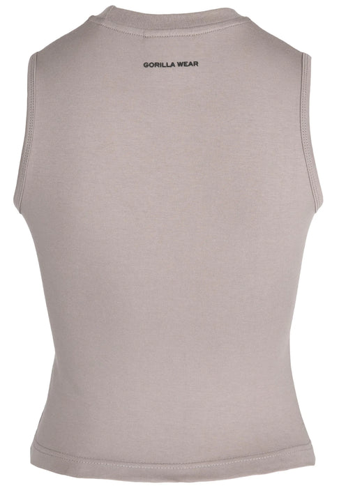 Gorilla Wear Livonia Crop Top/träningstopp, beige