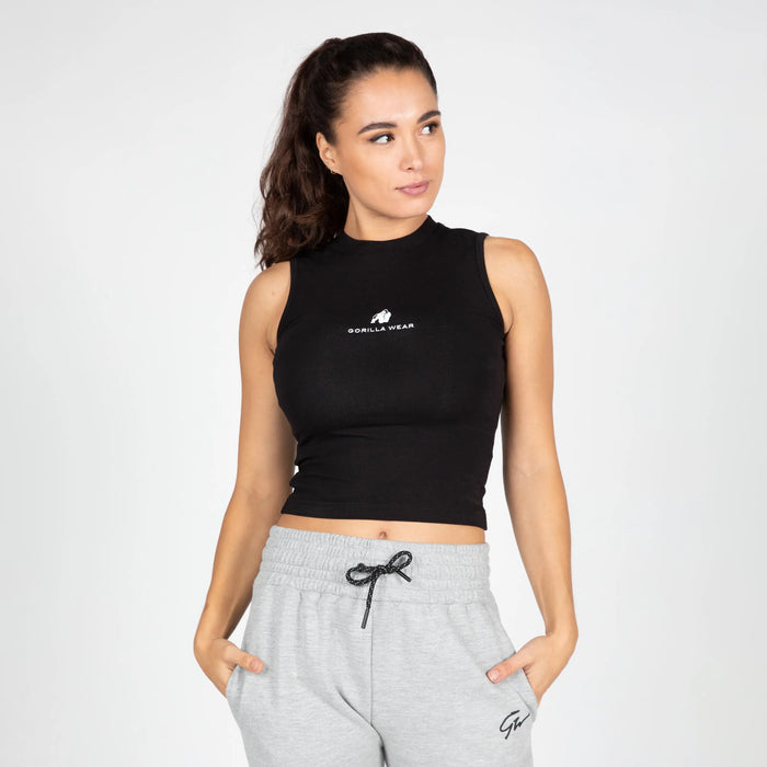 Gorilla Wear Livonia Crop Top/träningstopp, black