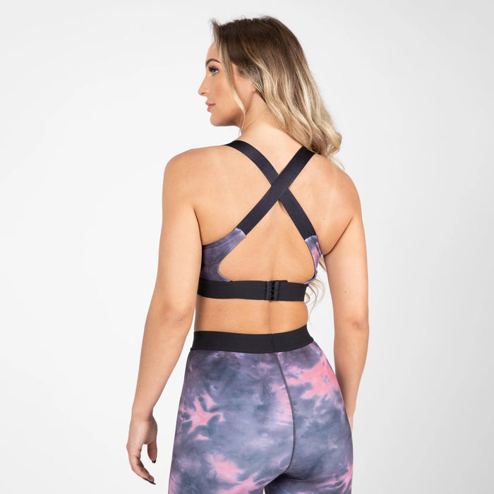 Gorilla Wear Colby Sports Bra/Sport-BH, grey/pink