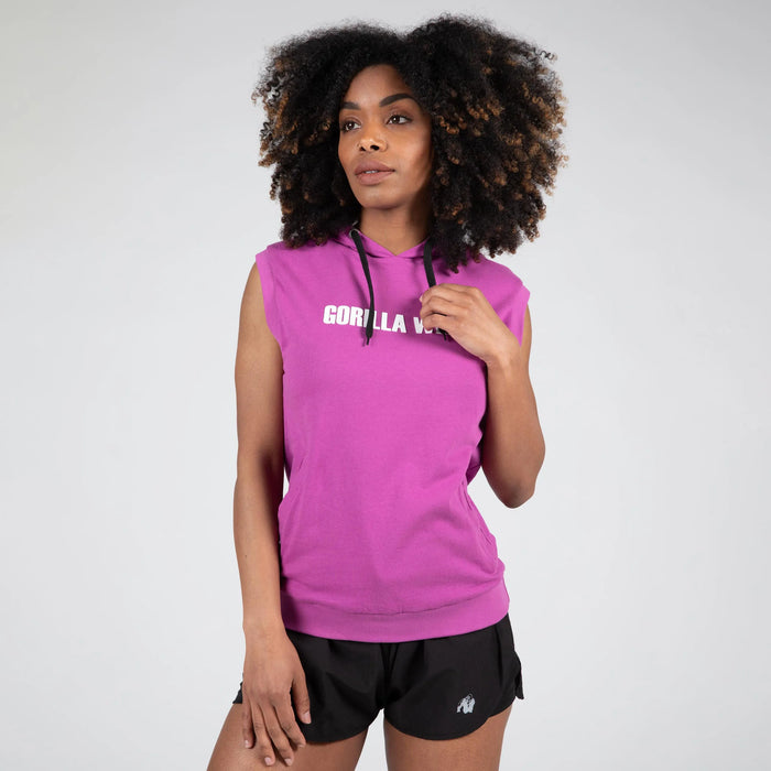 Gorilla Wear Virginia Sleeveless Hoodie, pink