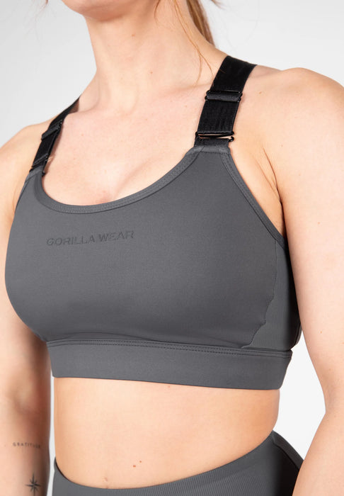 Gorilla Wear Monroe Sports Bra/Sport-BH, grey