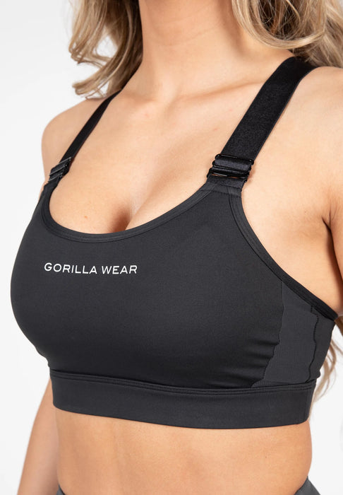 Gorilla Wear Monroe Sports Bra/Sport-BH, black