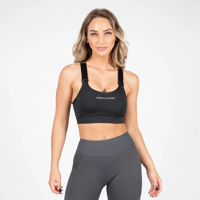Gorilla Wear Monroe Sports Bra/Sport-BH, black