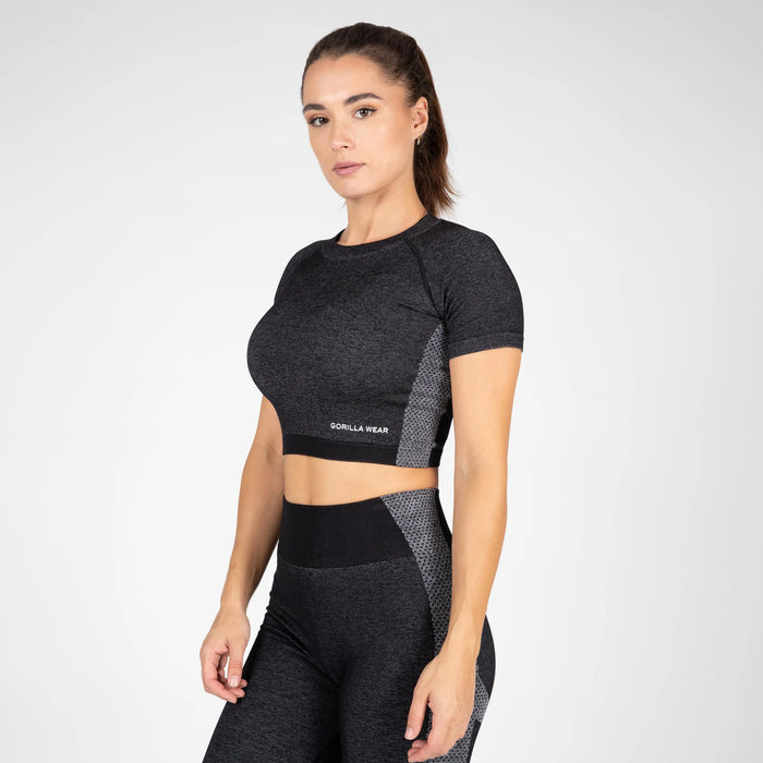 Gorilla Wear Selah Seamless Crop Top/träningstopp, black