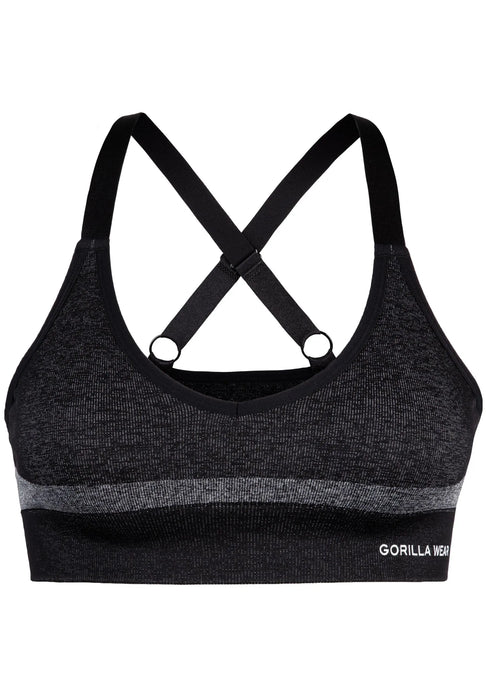 Gorilla Wear Selah Seamless Sports Bra/Sport-BH, black