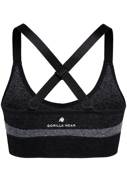 Gorilla Wear Selah Seamless Sports Bra/Sport-BH, black