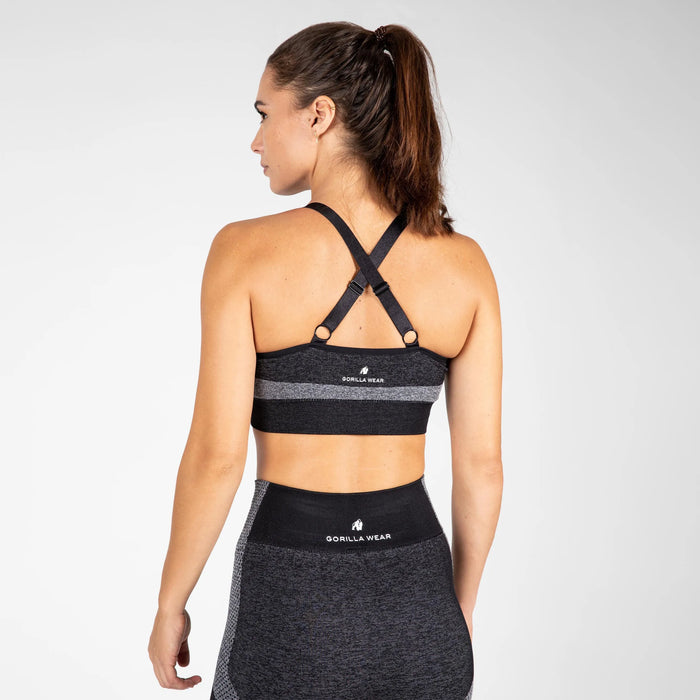 Gorilla Wear Selah Seamless Sports Bra/Sport-BH, black