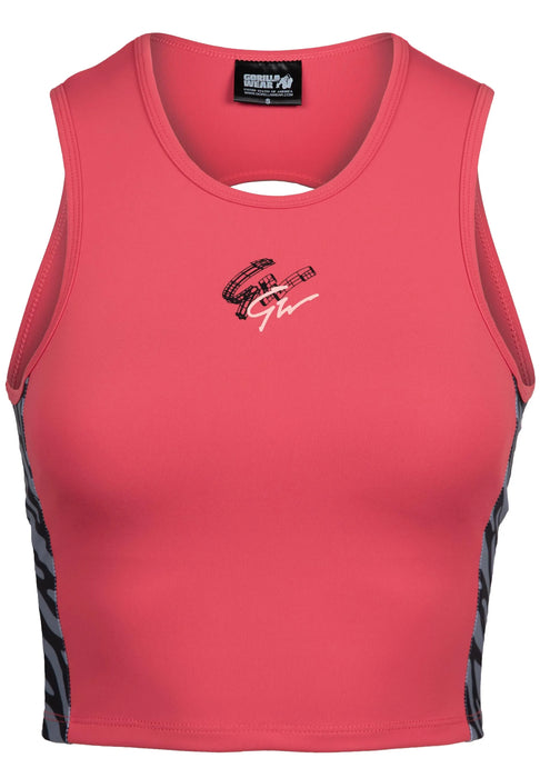 Gorilla Wear Zion Crop Top/träningstopp, red