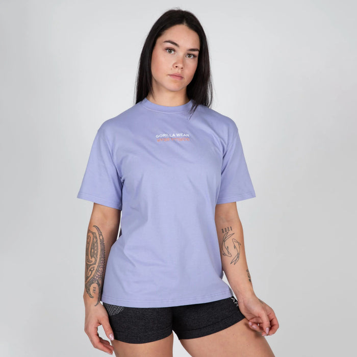 Gorilla Wear Medina Oversized T-Shirt, lilac
