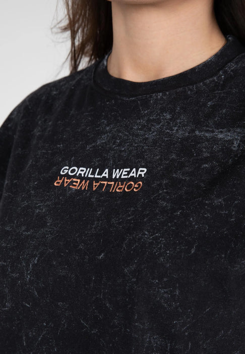 Gorilla Wear Medina Oversized T-Shirt, washed black