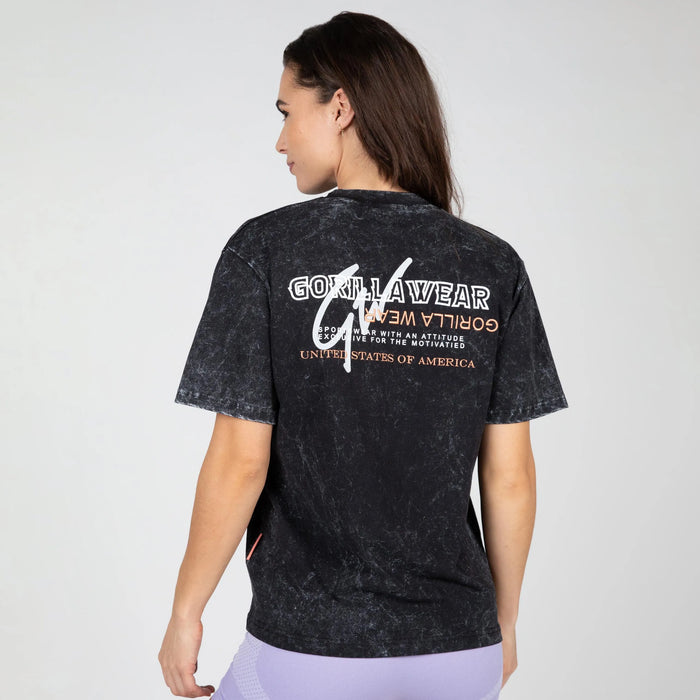 Gorilla Wear Medina Oversized T-Shirt, washed black