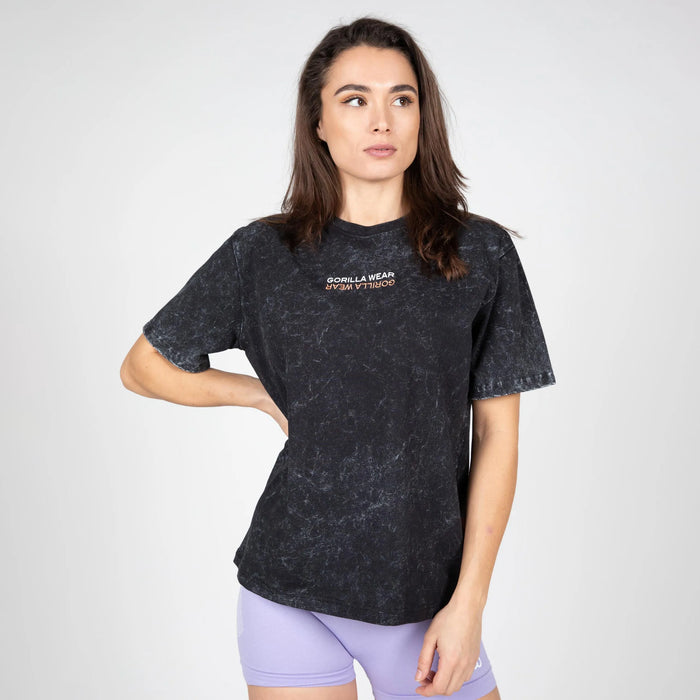 Gorilla Wear Medina Oversized T-Shirt, washed black