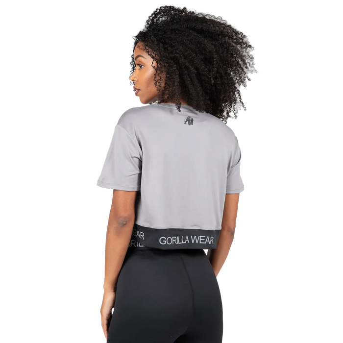 Gorilla Wear Colby Cropped T-Shirt, grey