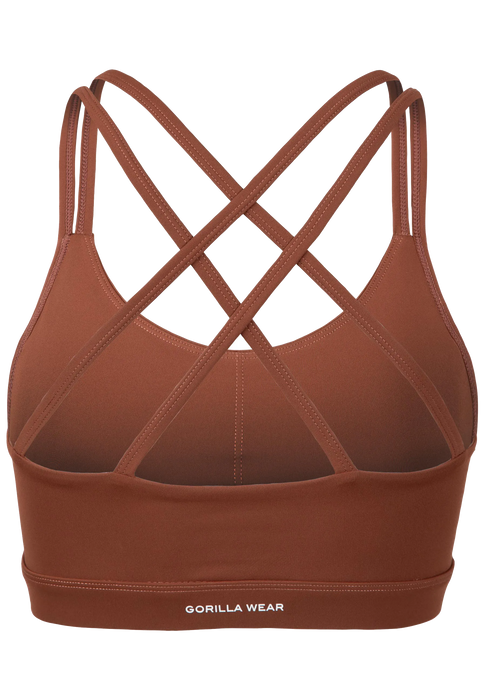 Gorilla Wear Arizona Sports Bra/Sport-BH, brown