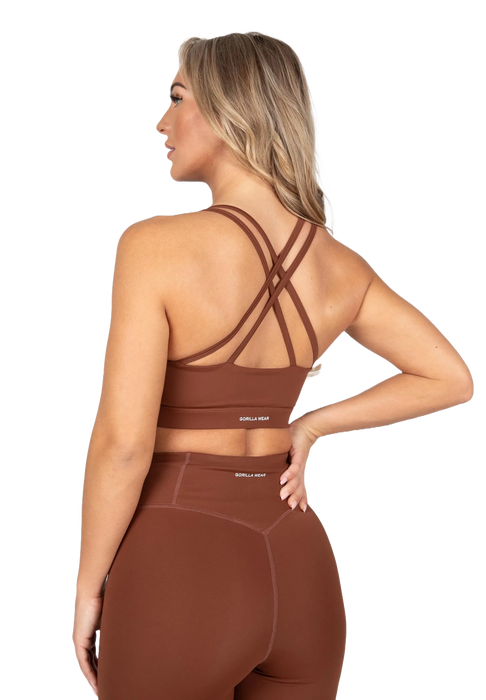 Gorilla Wear Arizona Sports Bra/Sport-BH, brown