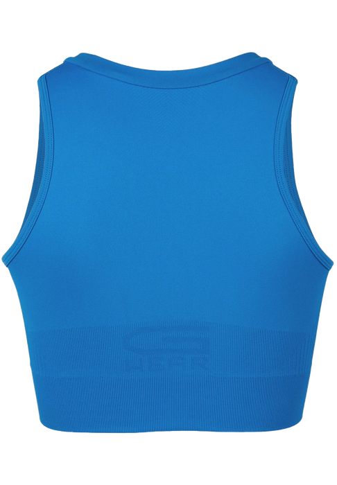 Gorilla Wear Olivia Seamless Crop Top/träningstopp, blue
