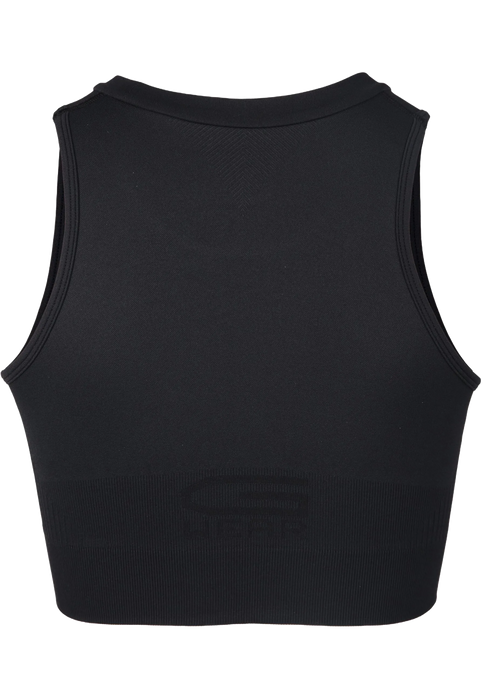 Gorilla Wear Olivia Seamless Crop Top/träningstopp, black
