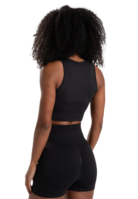 Gorilla Wear Olivia Seamless Crop Top/träningstopp, black