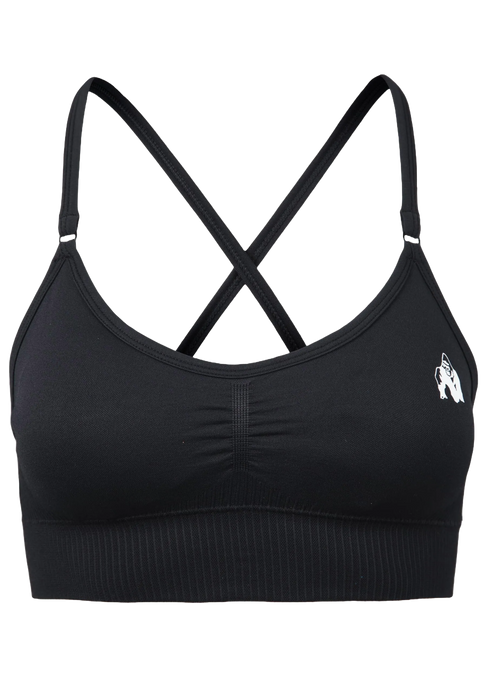 Gorilla wear Olivia Seamless Sports Bra/Sport-BH, black