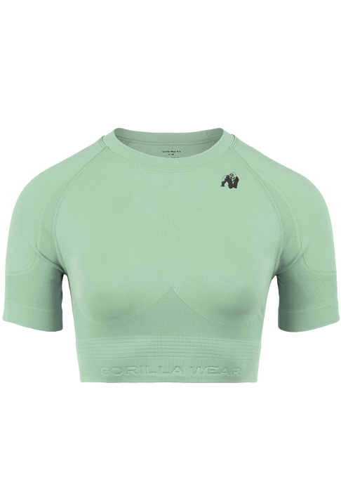 Gorilla Wear Whitney Seamless Crop Top/träningstopp, green