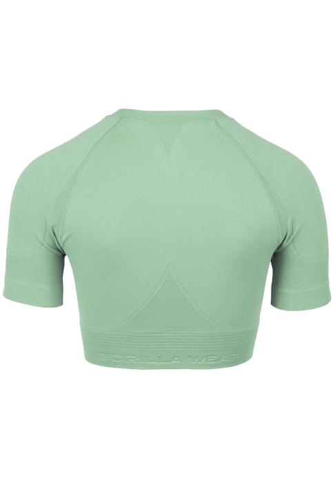 Gorilla Wear Whitney Seamless Crop Top/träningstopp, green