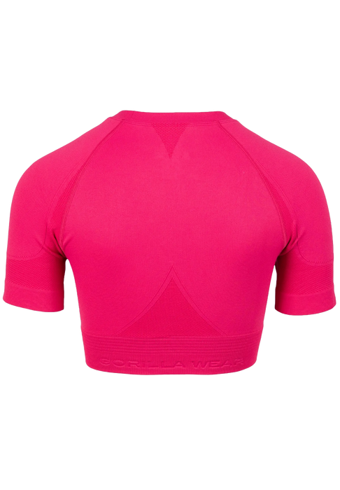 Gorilla Wear Whitney Seamless Crop Top/träningstopp, pink