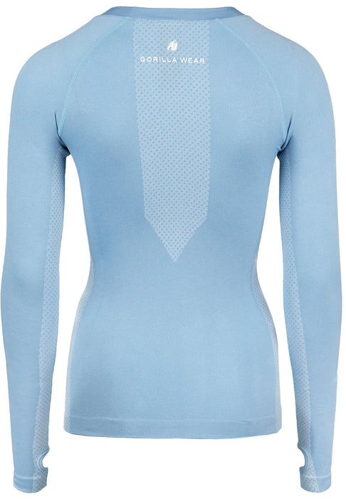Gorilla Wear Selah Seamless Long Sleeve/träningstopp, light blue