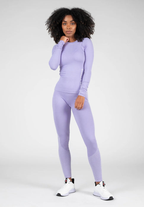 Gorilla Wear Selah Seamless Long Sleeve/träningstopp, lilac