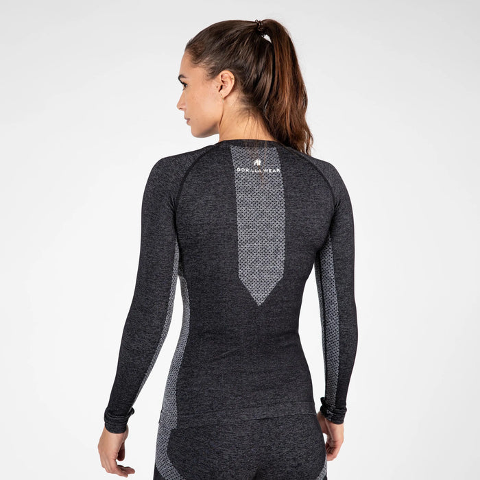 Gorilla Wear Selah Seamless Long Sleeve/träningstopp, black
