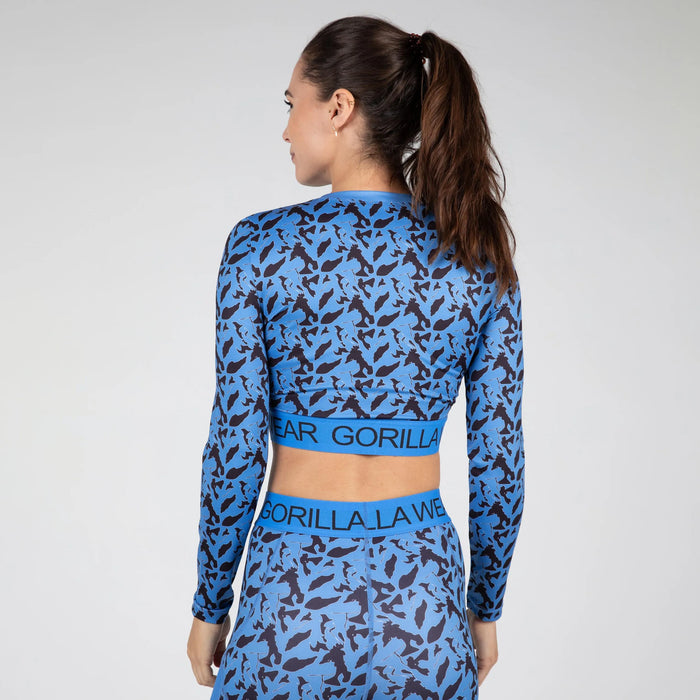 Gorilla Wear Osseo Long Sleeve/träningstopp, blue