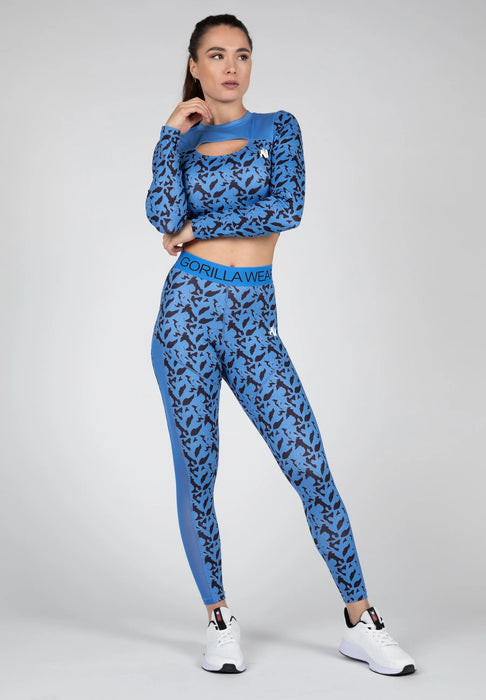 Gorilla Wear Osseo Long Sleeve/träningstopp, blue