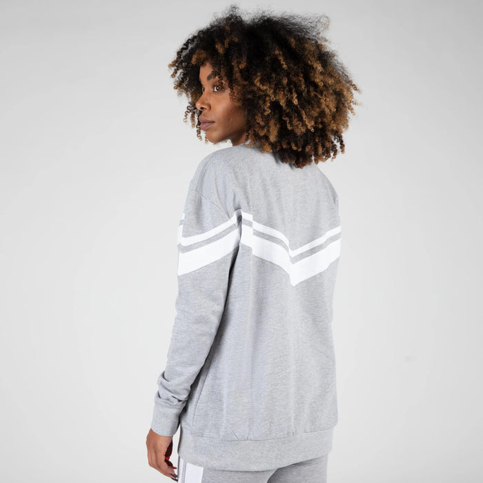Gorilla Wear Hailey Oversized Sweatshirt/Träningströja, grey melange