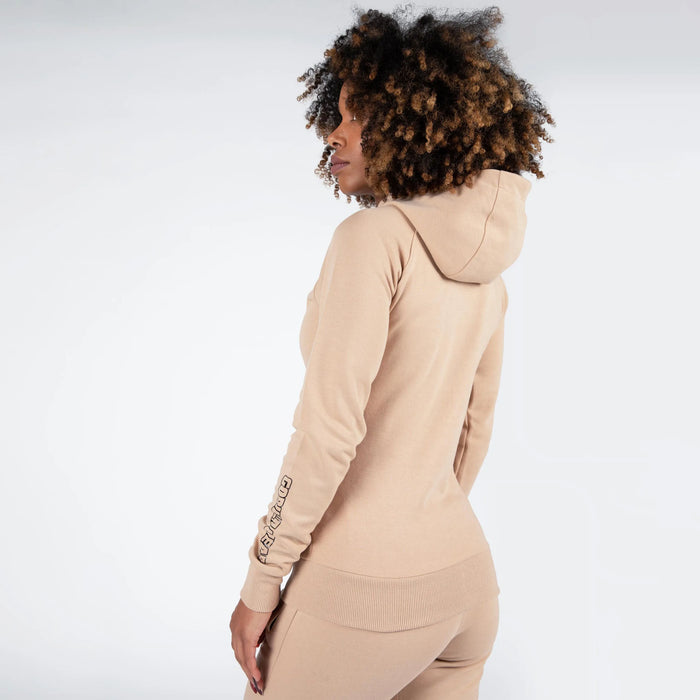 Gorilla Wear Marion Zipped Hoodie, beige