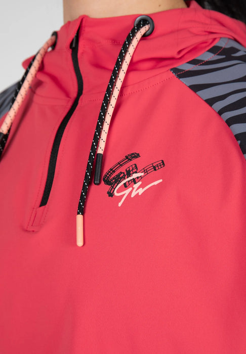 Gorilla Wear Zion Cropped Hoodie, red
