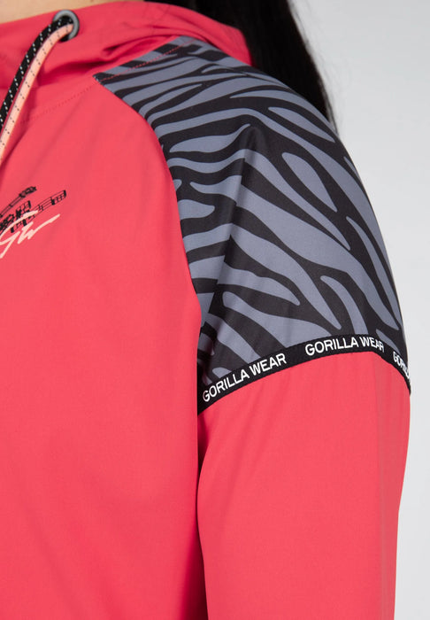 Gorilla Wear Zion Cropped Hoodie, red