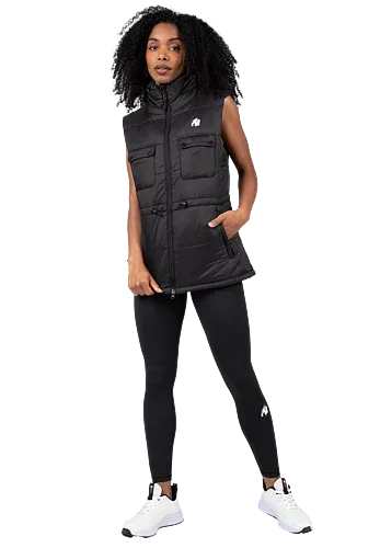 Gorilla Wear - Lucia Puffer Vest, black