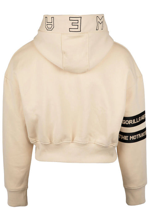 Gorilla Wear Tracey Cropped Hoodie, beige