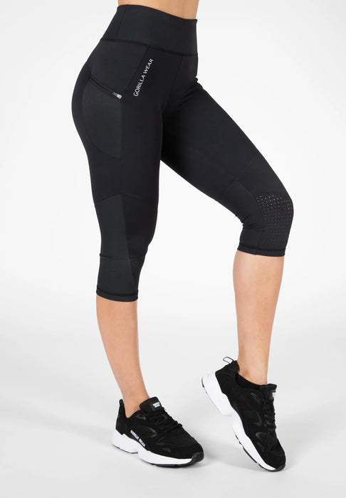 Gorilla Wear Monroe Cropped Leggings/Träningstights, black