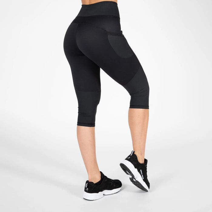 Gorilla Wear Monroe Cropped Leggings/Träningstights, black