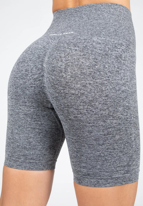 Gorilla Wear Quincy Seamless Cycling Shorts/träningsshorts, grey melange
