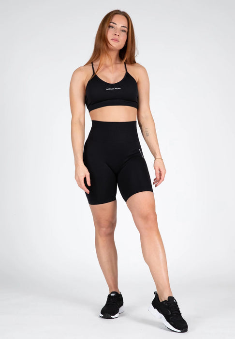 Gorilla Wear Quincy Seamless Cycling Shorts/träningsshorts, black