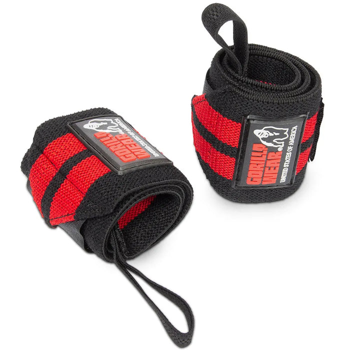Gorilla Wear Wrist Wraps Pro, black/red