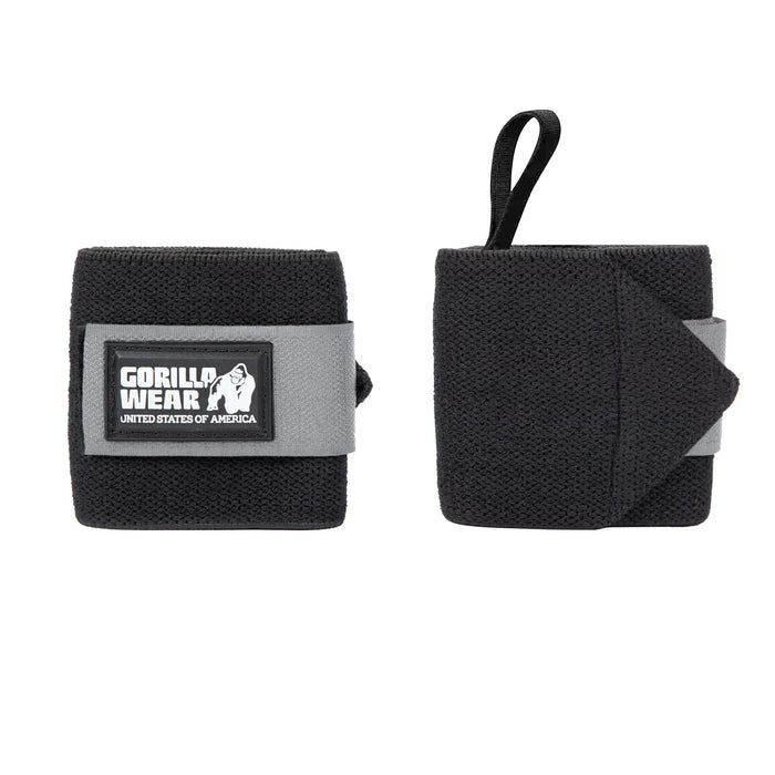 Gorilla Wear Wrist Wraps Basic, black/grey