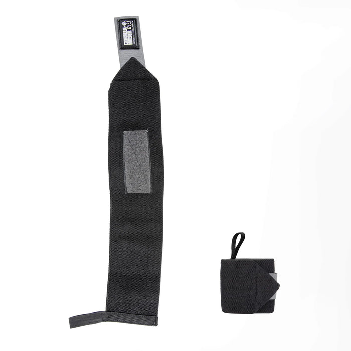 Gorilla Wear Wrist Wraps Basic, black/grey
