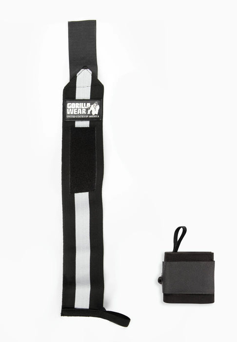 Gorilla Wear Wrist Wraps Ultra, black/white