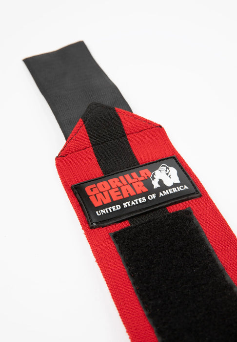 Gorilla Wear Wrist Wraps Ultra, black/red