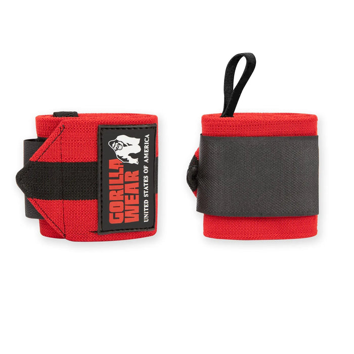 Gorilla Wear Wrist Wraps Ultra, black/red